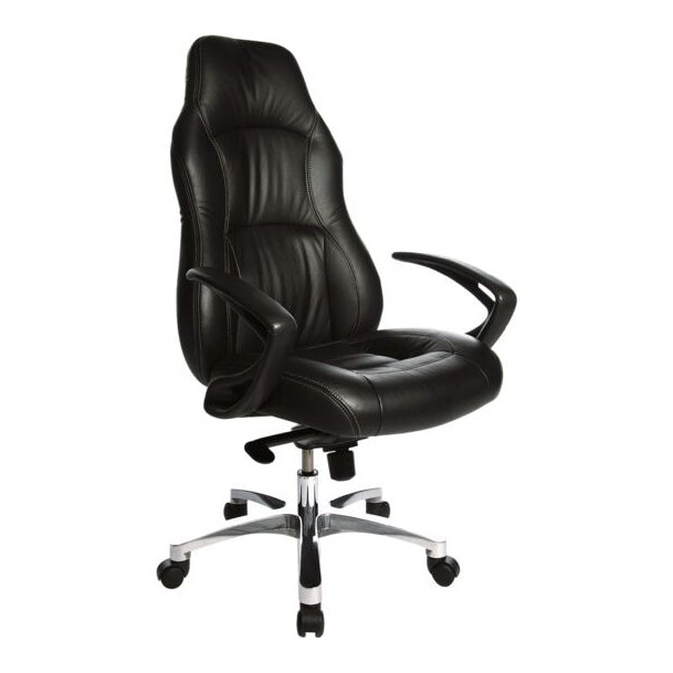 Topstar Leder-Chefsessel »RS1« mit Armlehnen schwarz