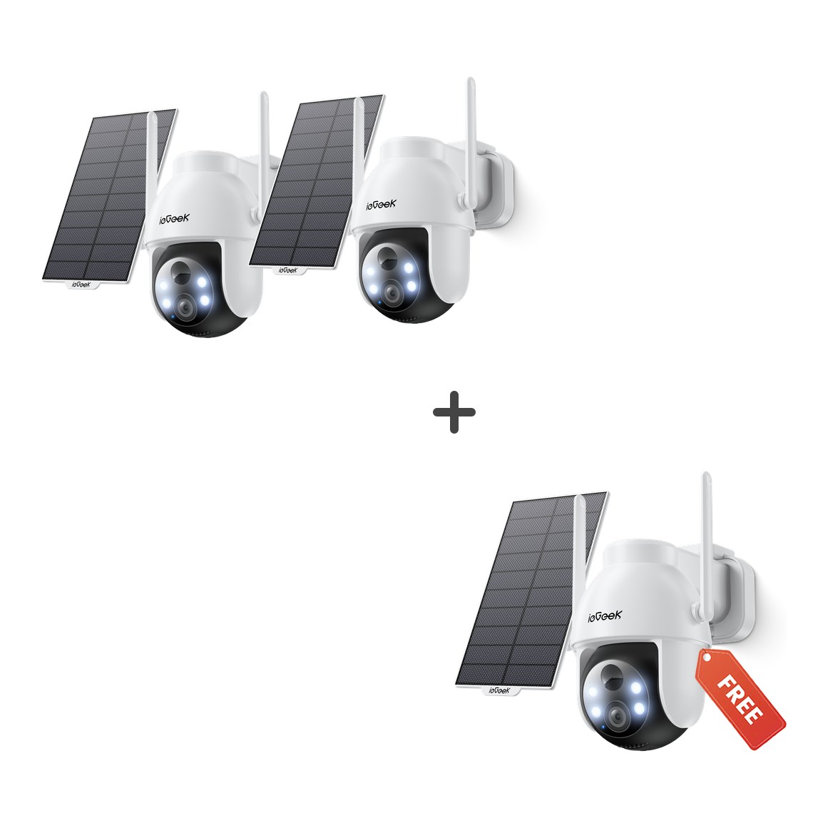 ieGeek-DE ieGeek Solar-Sicherheitskamera ZY-C2