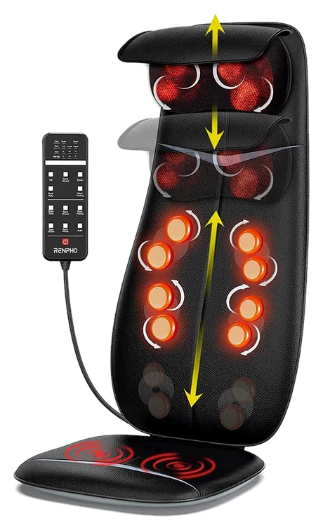 RENPHO Rückenmassagegerät – Shiatsu-Massageauflage mit Wärme