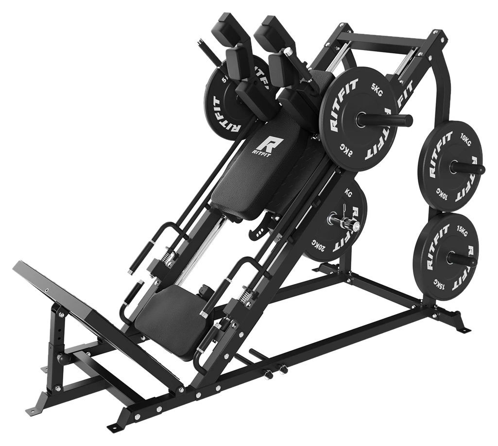 RitFit Gazelle 3-in-1 Beinpresse & Hackenschmidt Maschine Bundle
