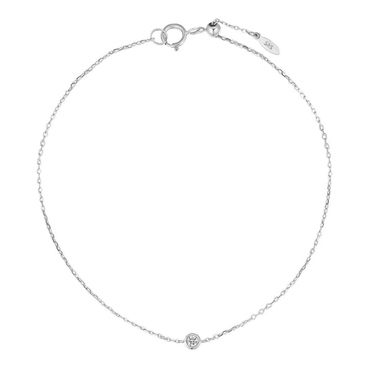 Hey Happiness Completion Armband 14K Gold – Silber / Diamond