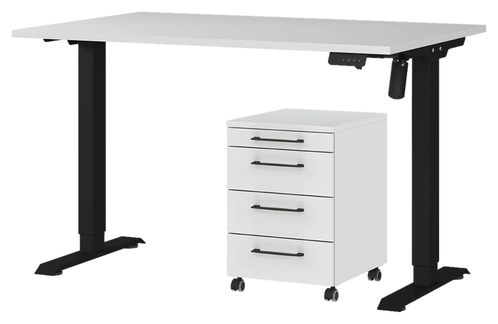 Germania Büro-Sets 9748-581 Lichtgrau schwarz