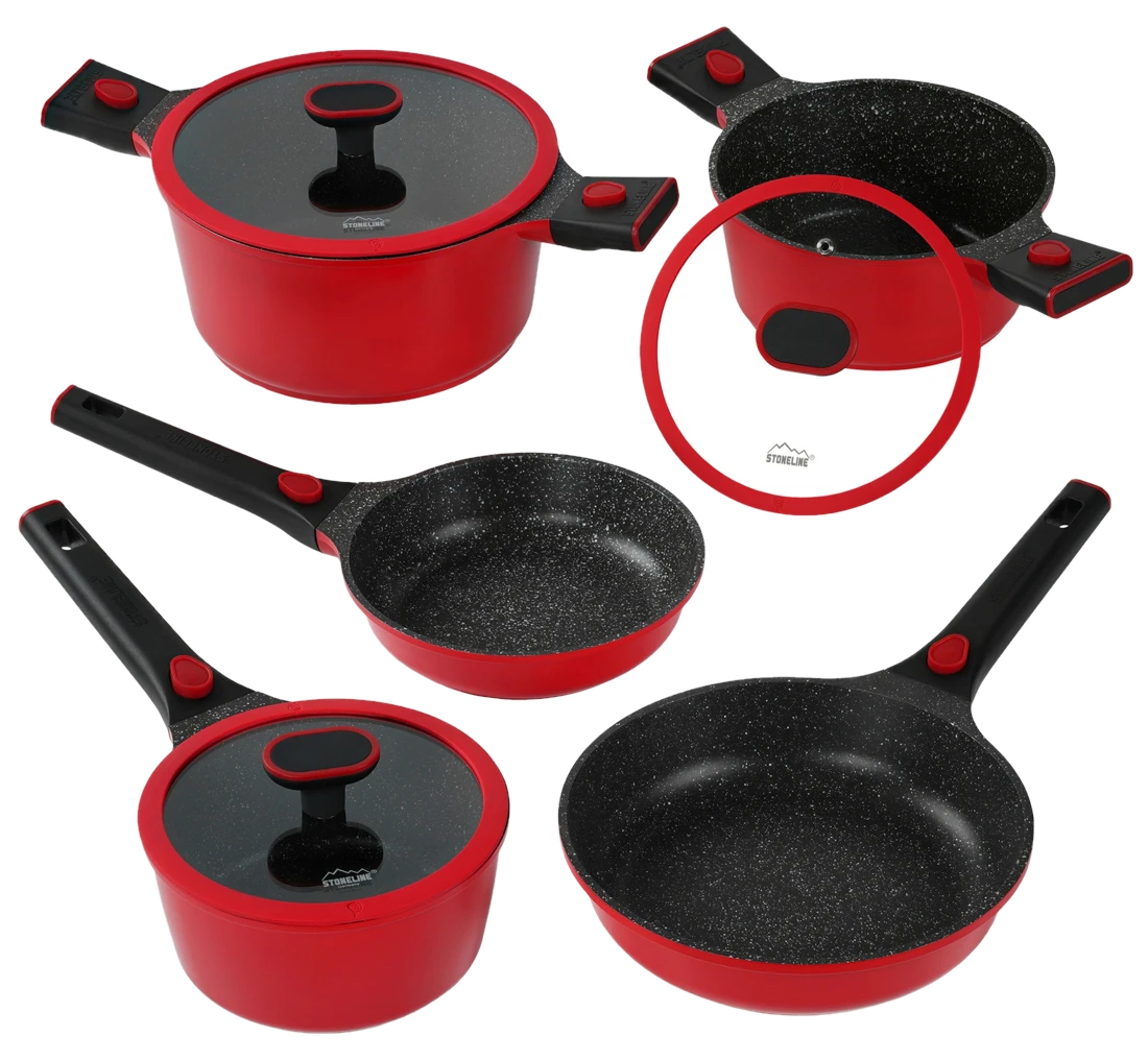 STONELINE® STONELINE SMART Kochgeschirr-Set 8-teilig 18/20/24