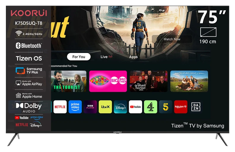KOORUI K75D5UQ-T8, 75 Zoll – 4K QLED