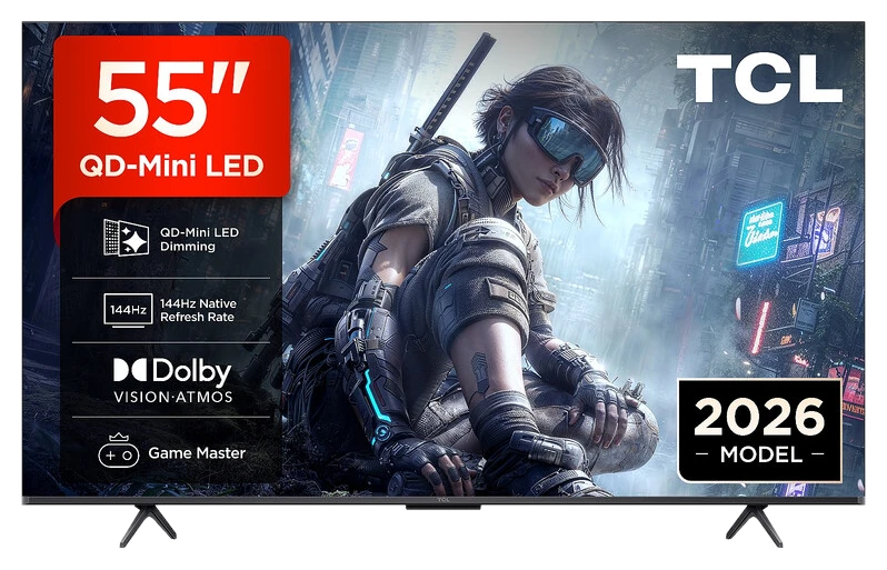 TCL 98T8D 98 Zoll QD-Mini LED 4K HDR Smart Google TV: Dolby Vision
