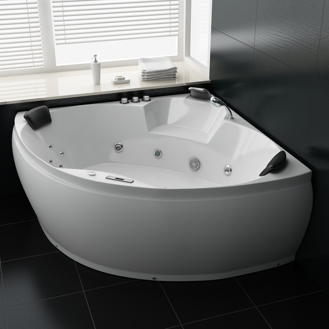 Wellness-Point Whirlpool Bologna 150x150cm