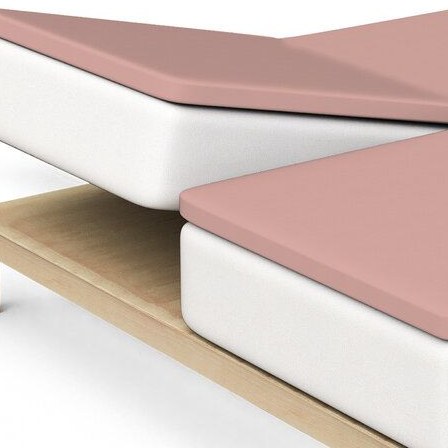 Schlafgut Spannbettlaken Pure für Split Topper Matratzen