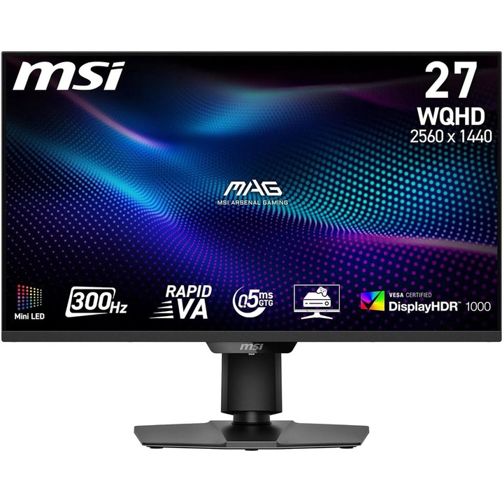 MSI Gaming Monitor MAG 274QPF: 27 Zoll WQHD Rapid VA Mini-LED