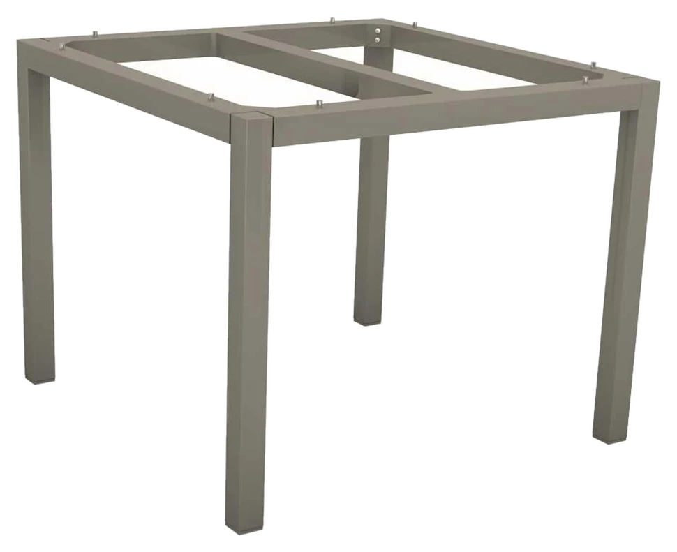 Stern Tischgestell 90x90 cm Classic Aluminium graphit mit Nivelliersystem