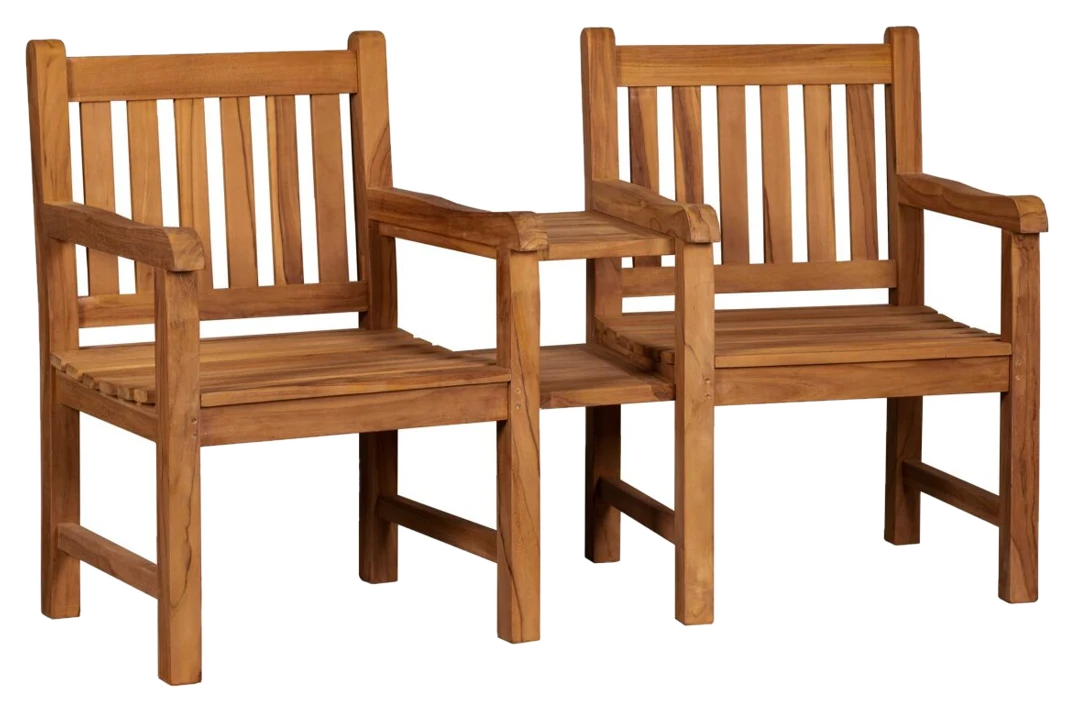 Mr. Deko Gartenbank Feierabendbank Teak 160 cm