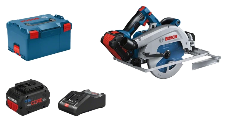 Bosch Professional GKS 18V-68 GC Akku-Handkreissäge inkl. L-Boxx u. 2x 18V