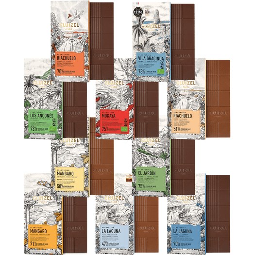 10 Schokoladentafeln »Chocolat de Plantation«
