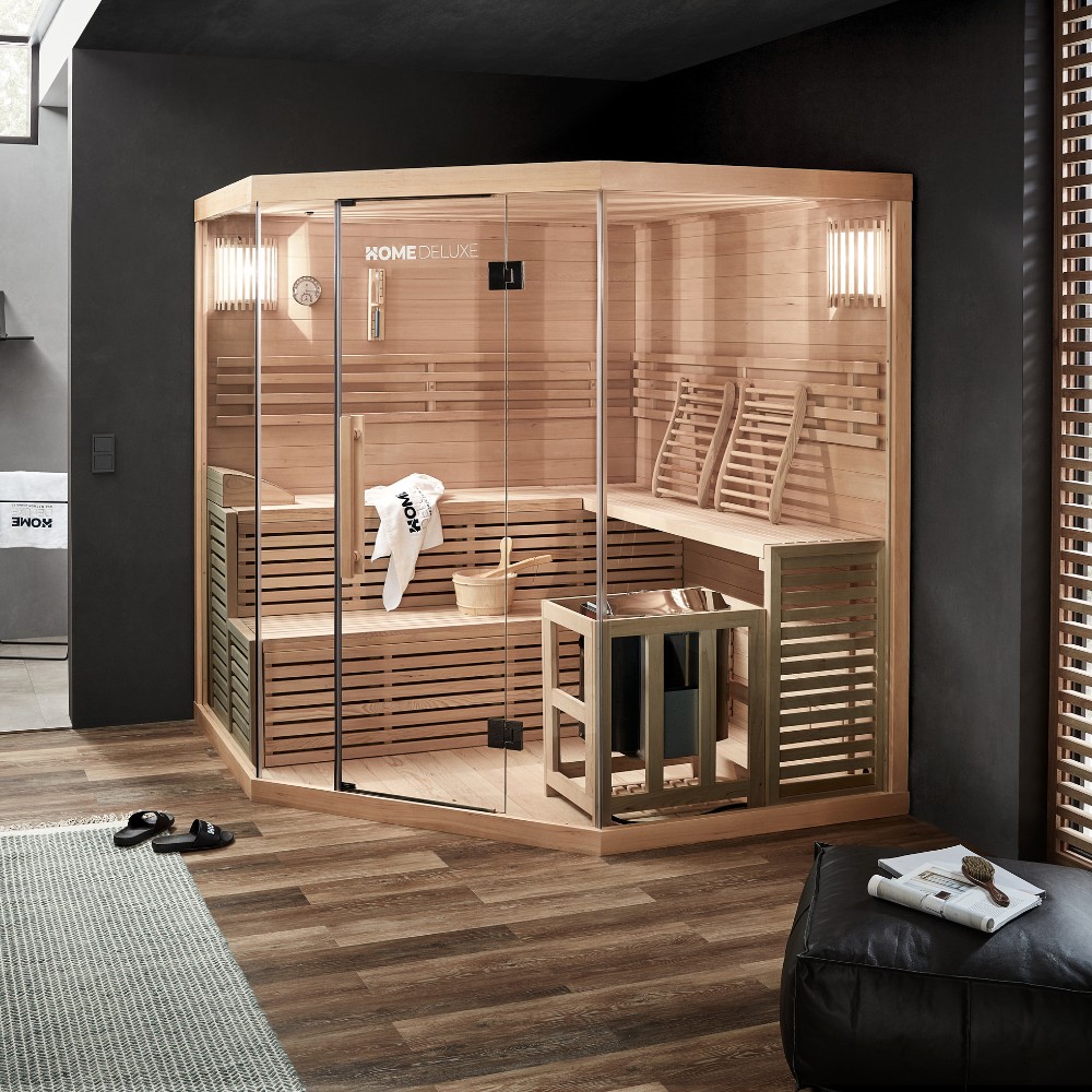 Home Deluxe Traditionelle Sauna SKYLINE XL BIG 200 x 200 cm