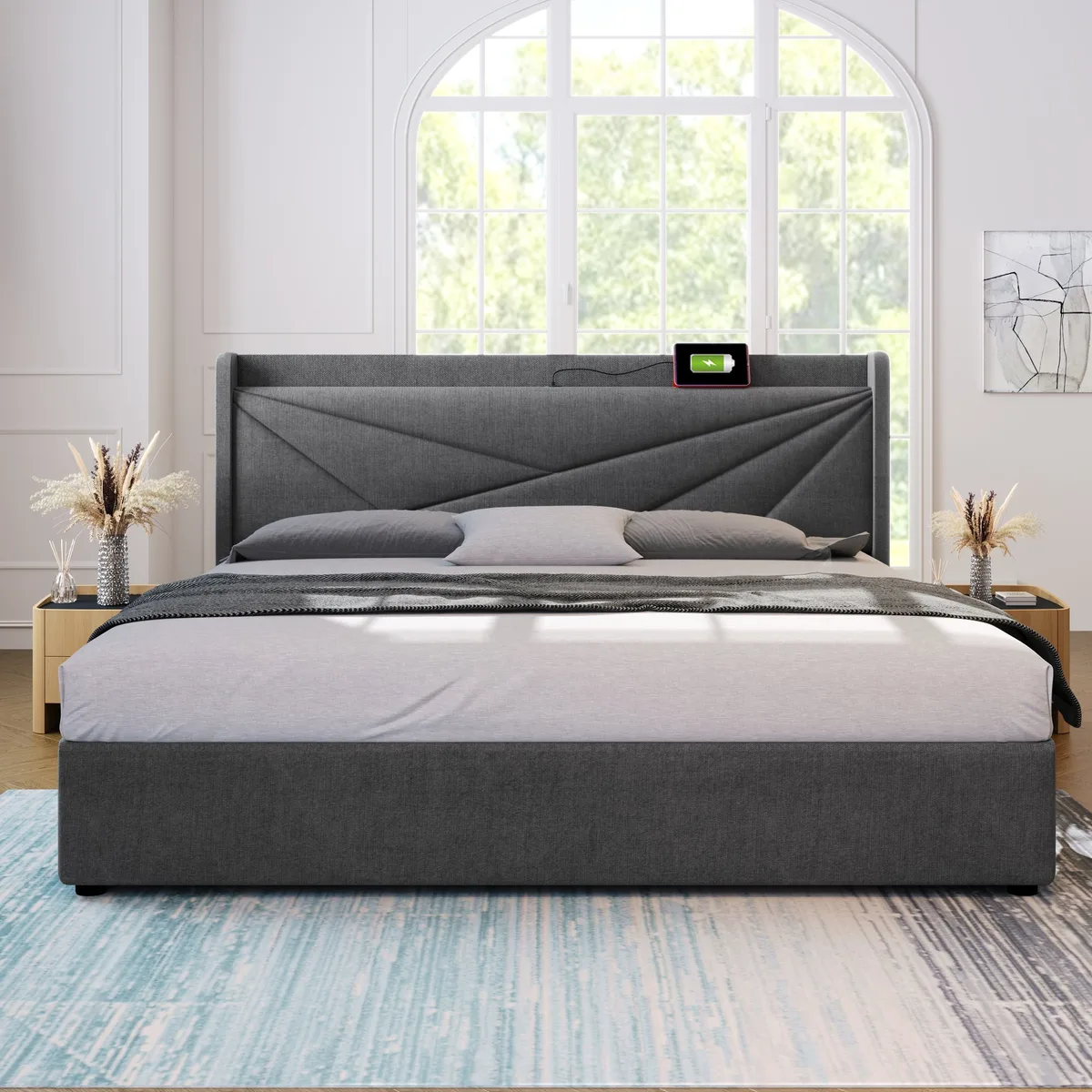 AB Store Bett 140x200 mit Bettkasten – Doppelbett mit Stauraum