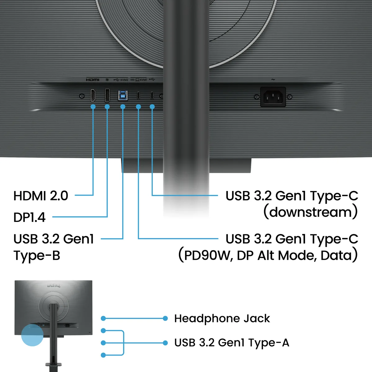 BenQ 71,6cm RD280UA 3:2 HDMI/USB-C/DP sil. ErgoArm UHD