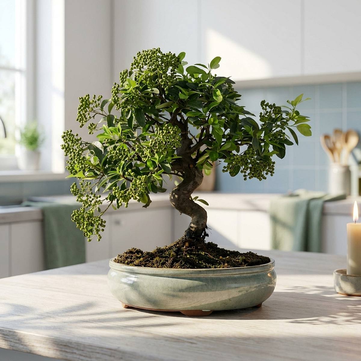 Be.Green BonsaiPyracantha angustifolia 13 Jahre