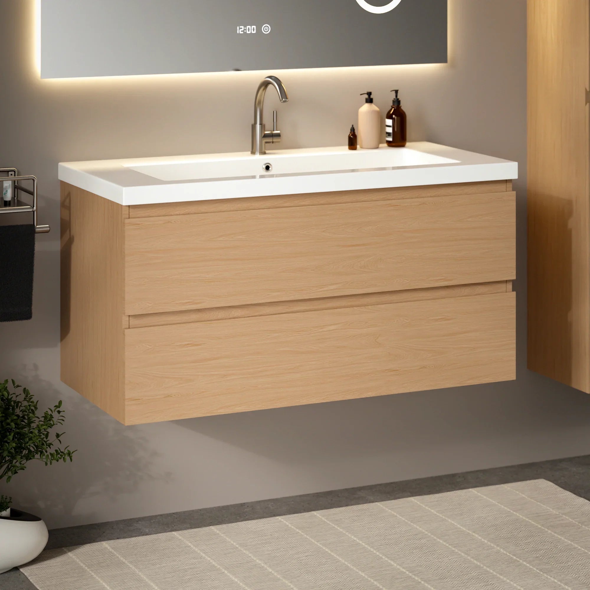 Mirlux Badezimmermöbel Sena – 100 cm